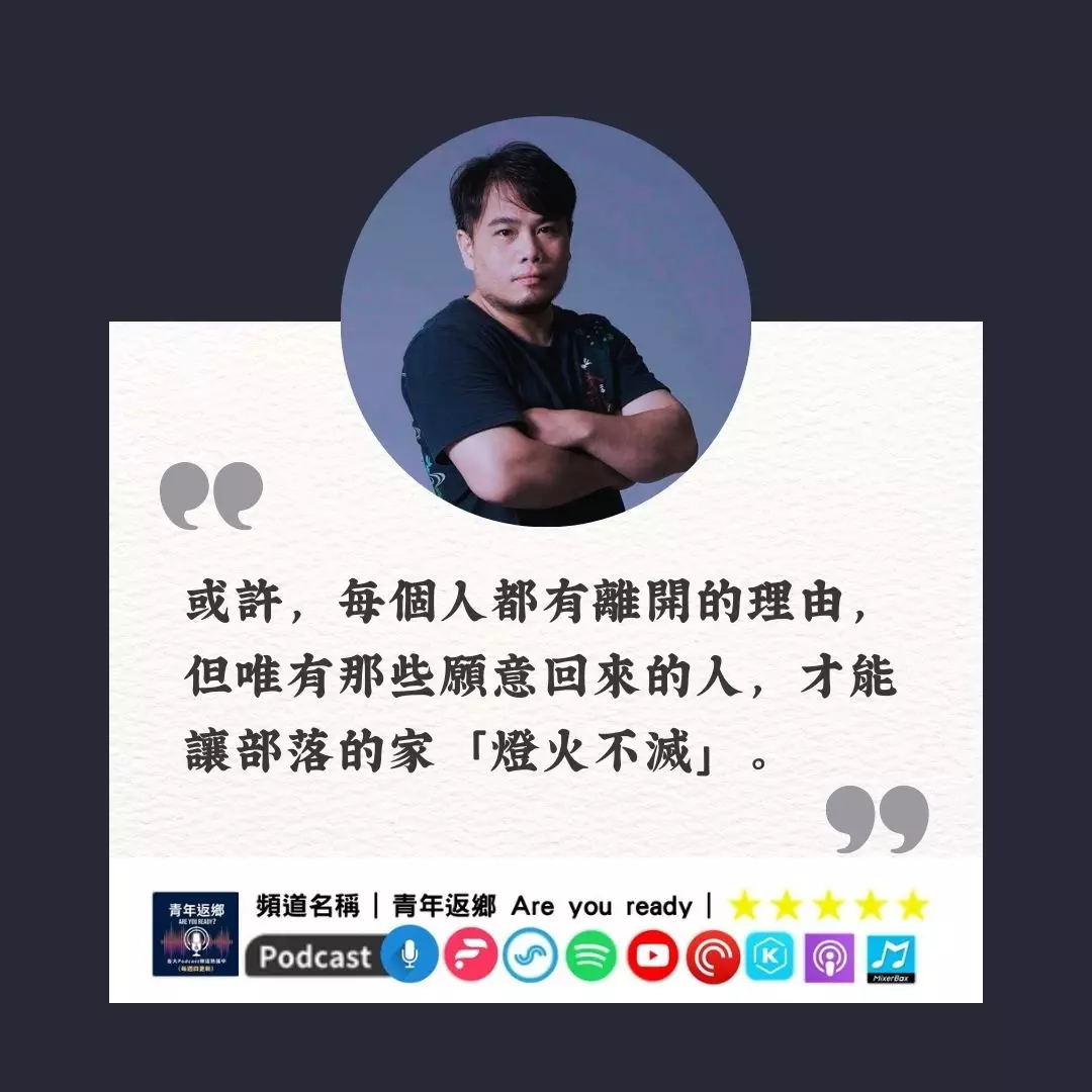 青年返鄉Are you ready節目主持人 Mayaw(馬耀)