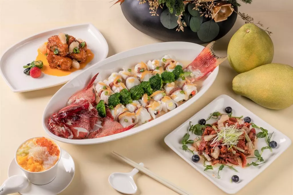 台南大員皇冠假日9-10月「柚見好滋味」-柚子入菜創意無限-粵菜、甜點都對味