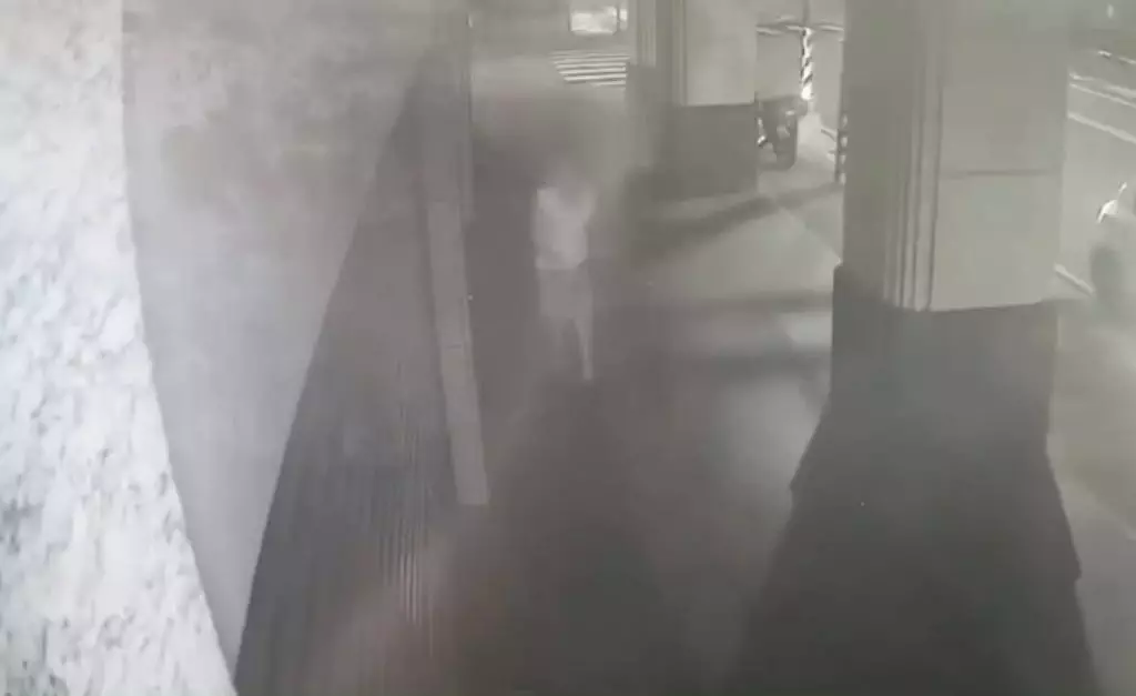 警方調閱監視器迅即查出鄭男涉有重嫌。（記者張艷君翻攝）